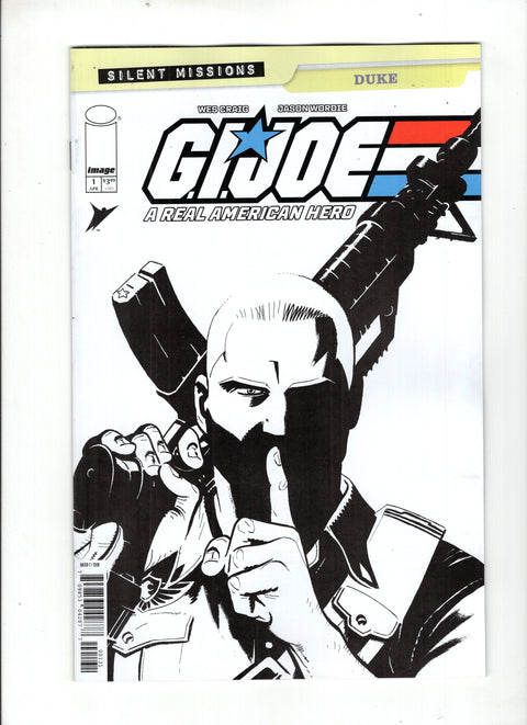 G.I. Joe: A Real American Hero - Duke (Silent Mission) #1 (ONE SHOT) (Cvr C) (2025) 1:10 Wes Craig B&W