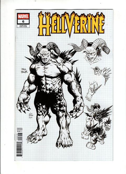 Hellverine, Vol. 2 #6 (Cvr C) (2025) 1:10 Raffaele Ienco Incentive Design