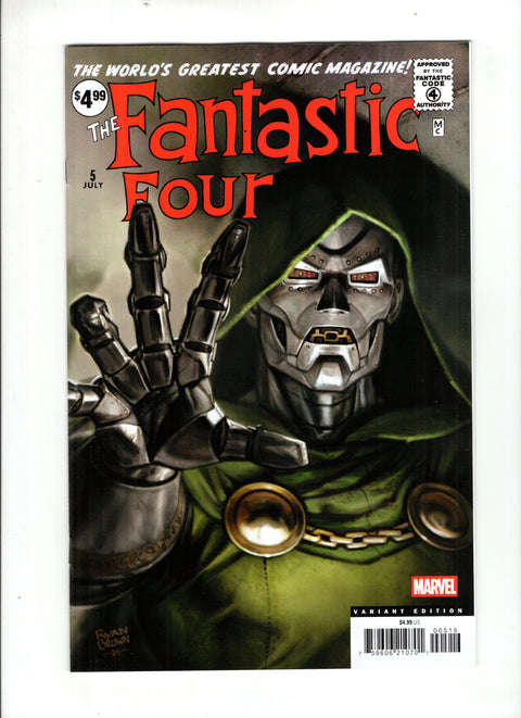 Fantastic Four, Vol. 1 #5 (2025) 1:25 Facsimile Ryan Brown Incentive