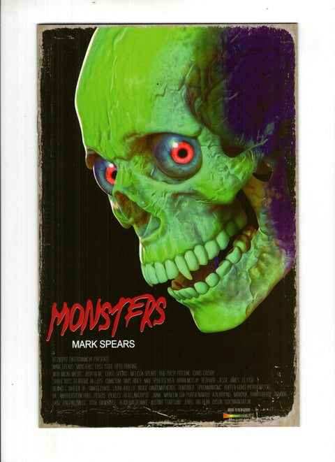 Mark Spears Monsters #1 (2025) 1:20 5th Printing Mark Spears Incentive