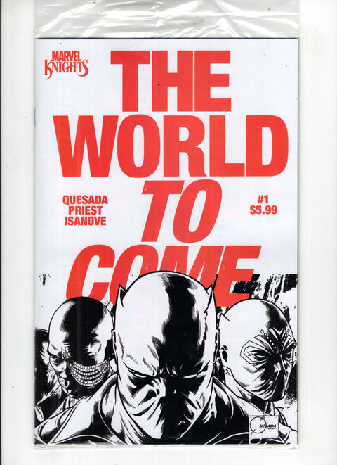 Marvel Knights: The World To Come #1 (2025) Surprise 1 Per Store Quesada B&W