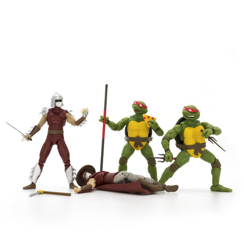 Bst Axn Tmnt Classic Comic Px Action Figure 4Pc Box Set 2