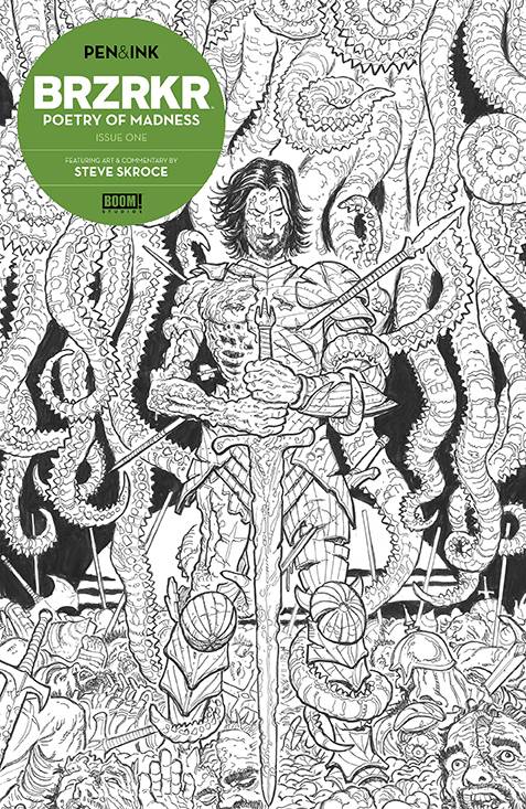BRZRKR: Poetry of Madness: Pen & Ink 1 Comic Steve Skroce Regular Boom! Studios 2024