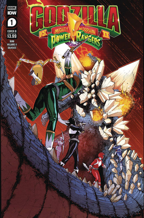 Godzilla vs. Mighty Morphin Power Rangers, Vol. 2 1 Comic Alex Sanchez Variant IDW Publishing 2024