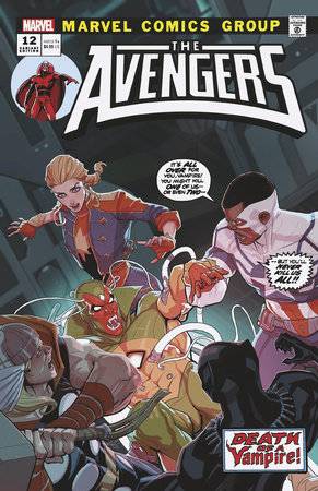 Avengers, Vol. 9 12 Comic Pete Woods Vampire Variant Marvel Comics 2024