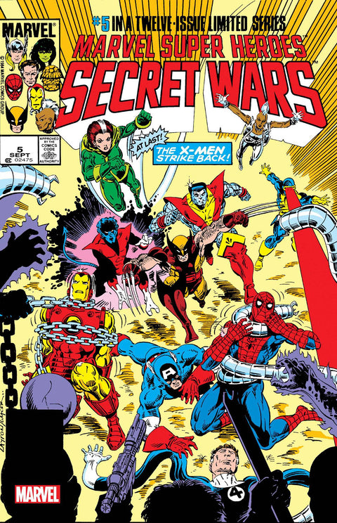 Marvel Super Heroes Secret Wars 5 Comic Facsimile Foil Variant Marvel Comics 2024