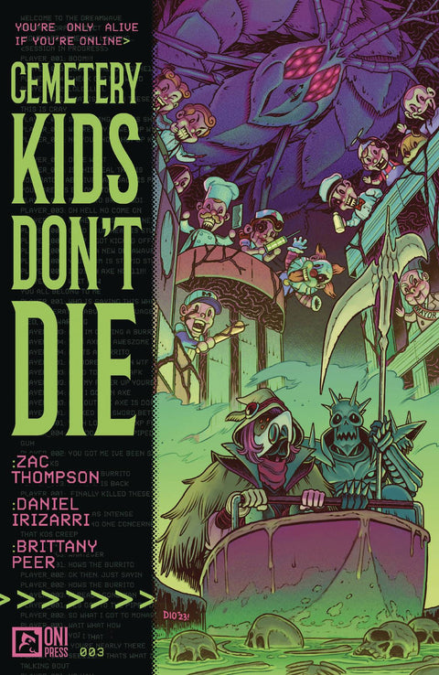 Cemetery Kids Don't Die 3 Comic Daniel Irizarri Regular Oni Press 2024