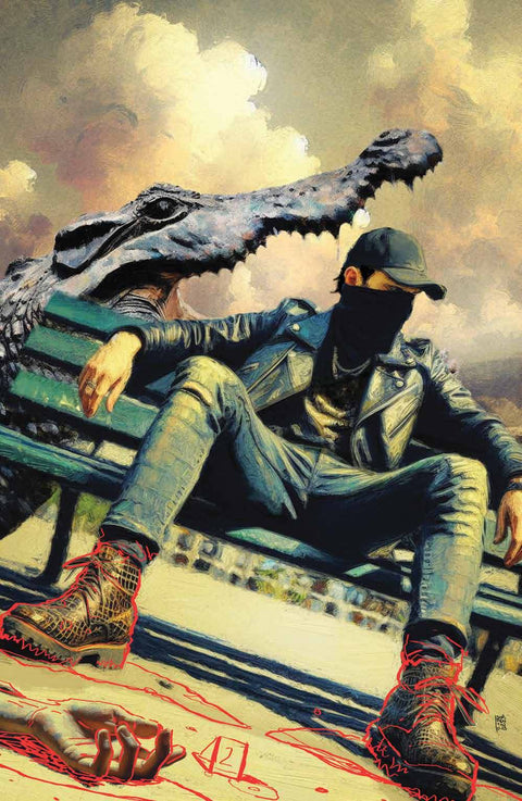 Crocodile Black 1 Comic Unlockable Christian Ward Variant Boom! Studios 2024