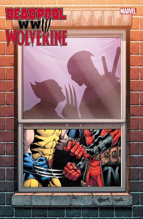 Deadpool & Wolverine: WWIII 1 Comic Todd Nauck Windowshades Variant Marvel Comics 2024