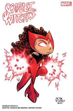 Scarlet Witch, Vol. 4 1 Comic Skottie Young Variant Marvel Comics 2024