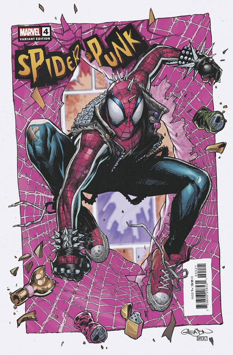 Spider-Punk: Arms Race 4 Comic Patrick Gleason Variant Marvel Comics 2024