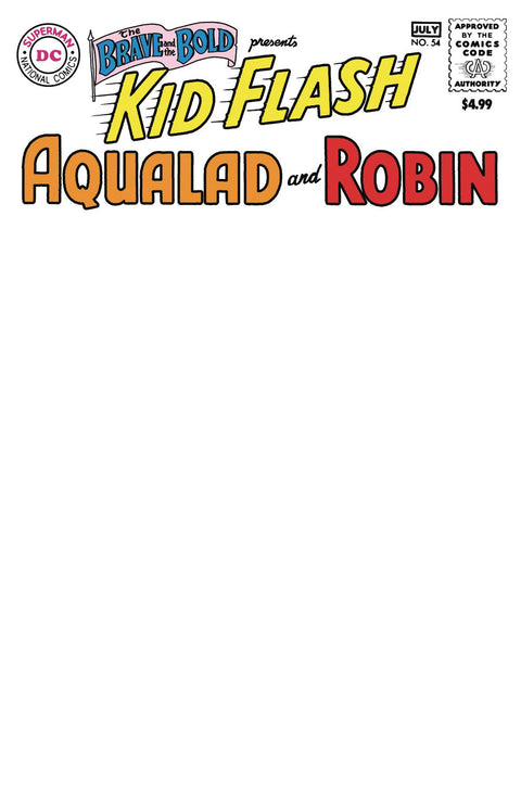 The Brave and the Bold, Vol. 1 54 Comic Facsimile Blank Variant DC Comics 2024