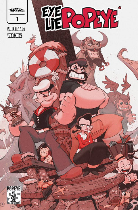 Eye Lie Popeye (Massive) 1 Comic Jon Sommariva Massive 2024