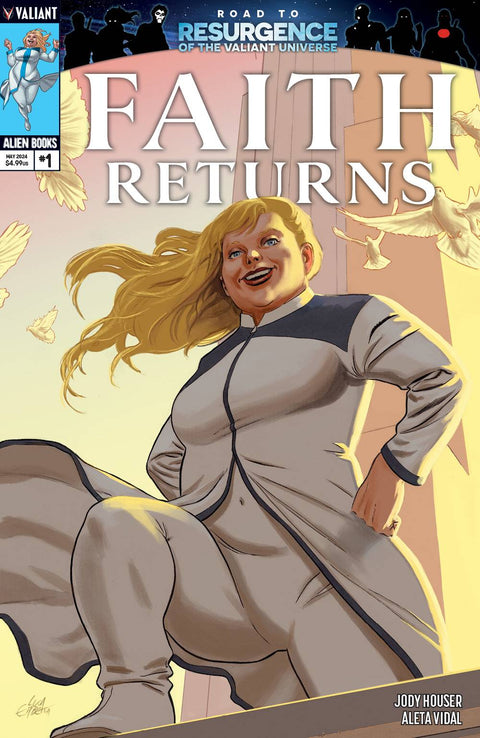Faith Returns 1 Comic Luca Erbetta Regular Valiant Entertainment 2024