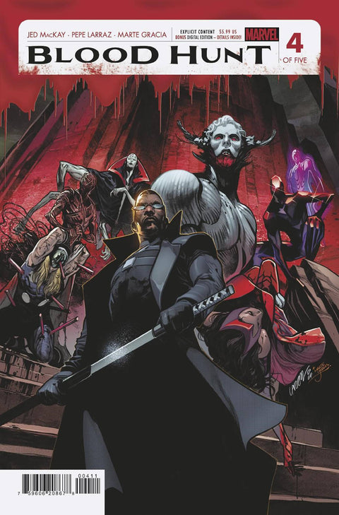 Blood Hunt - Red Band 4 Comic Pepe Larraz Regular Marvel Comics 2024
