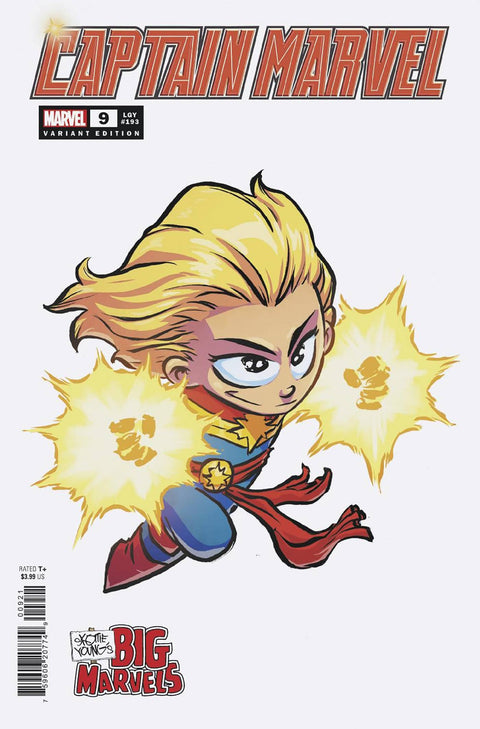Captain Marvel, Vol. 12 9 Comic Skottie Young Big Marvel Variant Marvel Comics 2024