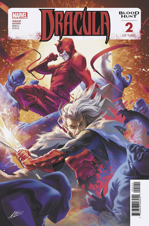 Dracula: Blood Hunt 2 Comic Mateus Manhanini Variant Marvel Comics 2024