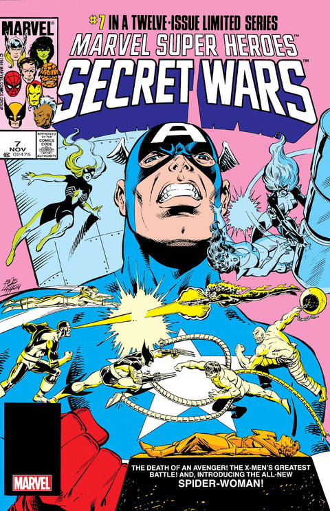 Marvel Super Heroes Secret Wars 7 Comic Facsimile Foil Variant Marvel Comics 2024