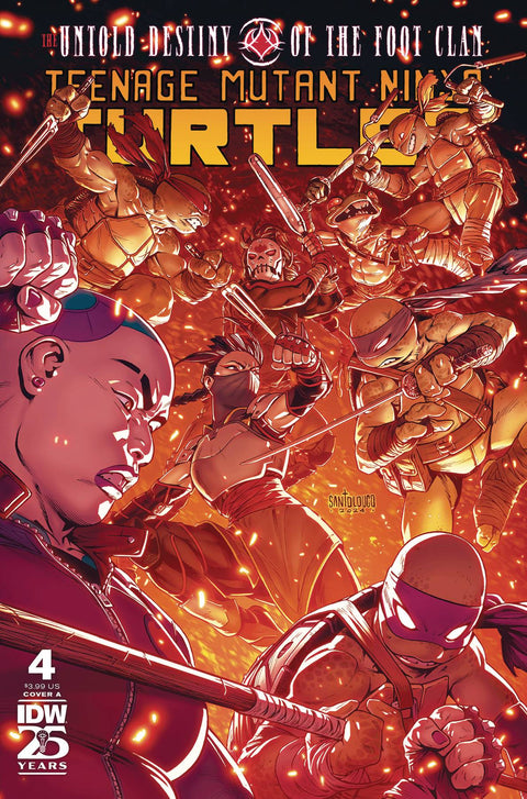 Teenage Mutant Ninja Turtles: The Untold Destiny of the Foot Clan 4 Comic Mateus Santolouco Regular IDW Publishing 2024