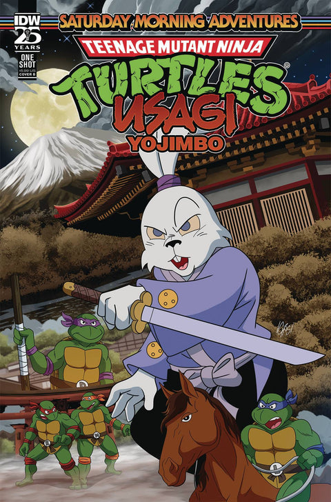 Teenage Mutant Ninja Turtles / Usagi Yojimbo: Saturday Morning Adventures 1 Comic Jon Sommariva Variant IDW Publishing 2024