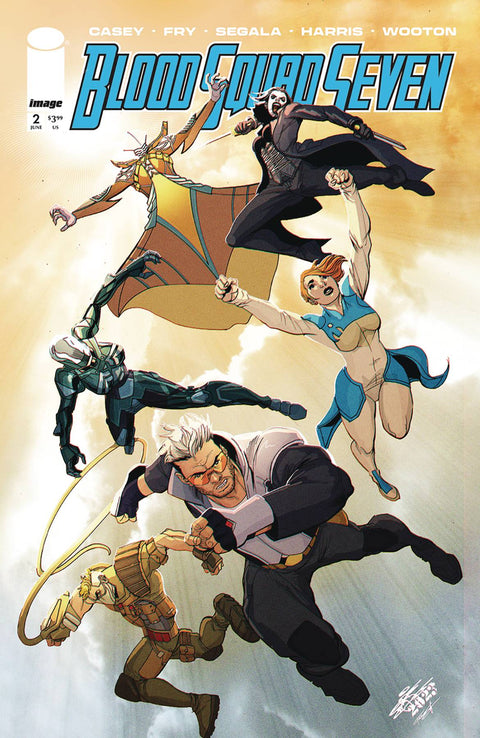 Blood Squad Seven 2 Comic Chris Cross Variant Image Comics 2024