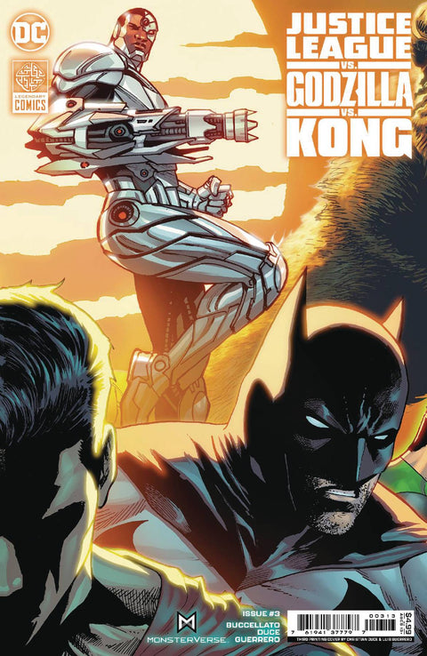 Justice League vs. Godzilla vs. Kong 3 Comic 3rd Printing Christian Duce DC Comics 2024