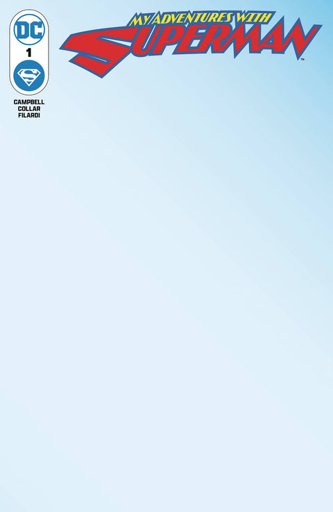 My Adventures With Superman 1 Comic Blank Variant DC Comics 2024
