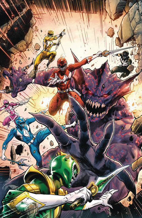 MMPR: Darkest Hour 1 Comic 1:25 Trevor Hairsine Variant Boom! Studios 2024