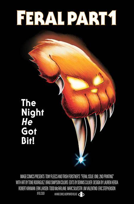 Feral 1 Comic 2nd Printing Image Comics 2024