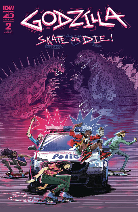 Godzilla: Skate Or Die! 2 Comic Louise Joyce Regular IDW Publishing 2024