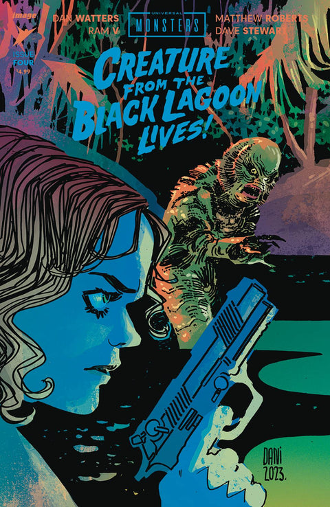 Universal Monsters: Creature from the Black Lagoon Lives! 4 Comic 1:10 DaNi Incentive Variant Image Comics 2024