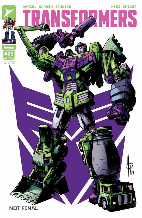 Transformers (Image) 6 Comic 2nd Printing Jason Howard Image Comics 2024