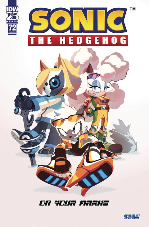Sonic the Hedgehog, Vol. 3 72 Comic 1:10 Nathalie Fourdraine Variant IDW Publishing 2024
