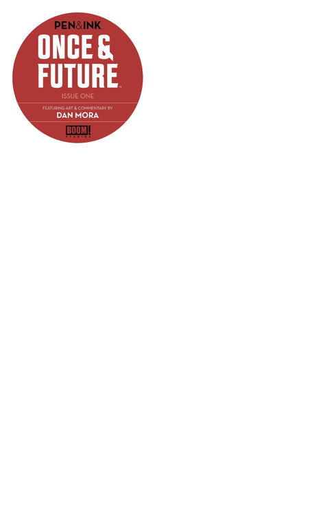 Once & Future: Pen & Ink 1 Comic Blank Sketch Variant Boom! Studios 2024