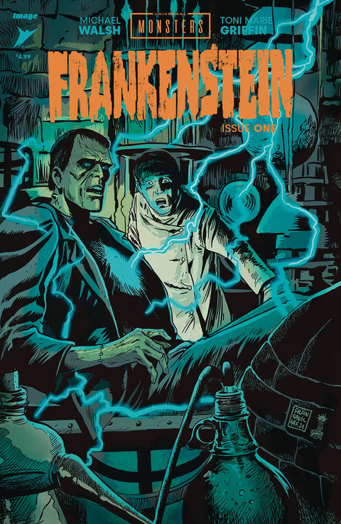 Universal Monsters: Frankenstein 1 Comic 1:10 Francesco Francavilla Variant Image Comics 2024