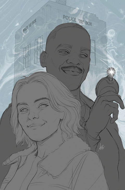 Doctor Who: The Fifteenth Doctor 1 Comic FOC Artgerm B&W Variant Titan Books 2024