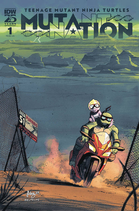 Teenage Mutant Ninja Turtles: Mutant Nation 1 Comic Javier Fernandez Regular IDW Publishing 2024