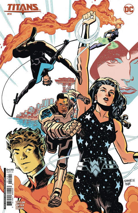 Titans, Vol. 4 14 Comic Chris Samnee Variant DC Comics 2024