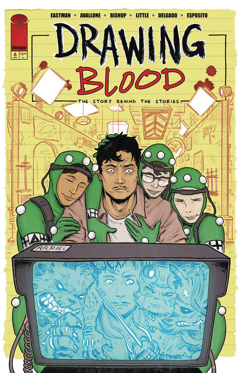 Drawing Blood 6 Comic Ben Bishop Variant Image Comics 2024