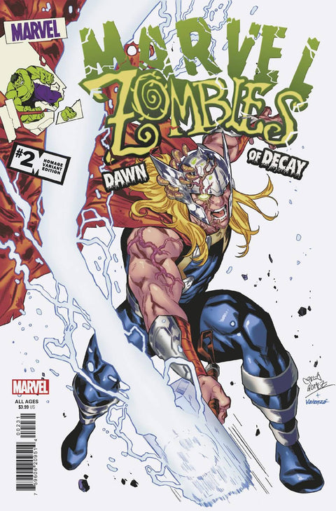 Marvel Zombies: Dawn of Decay 2 Comic Homage Variant Marvel Comics 2024