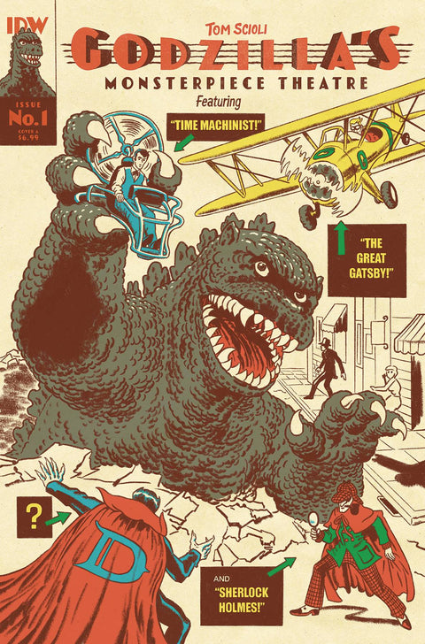 Godzilla's Monsterpiece Theatre 1 Comic Tom Scioli Regular IDW Publishing 2024