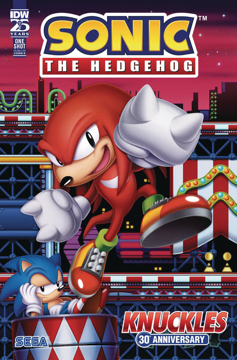 Sonic The Hedgehog: Knuckles' 30th Anniversary Special 1 Comic Mark Hughes Variant IDW Publishing 2024