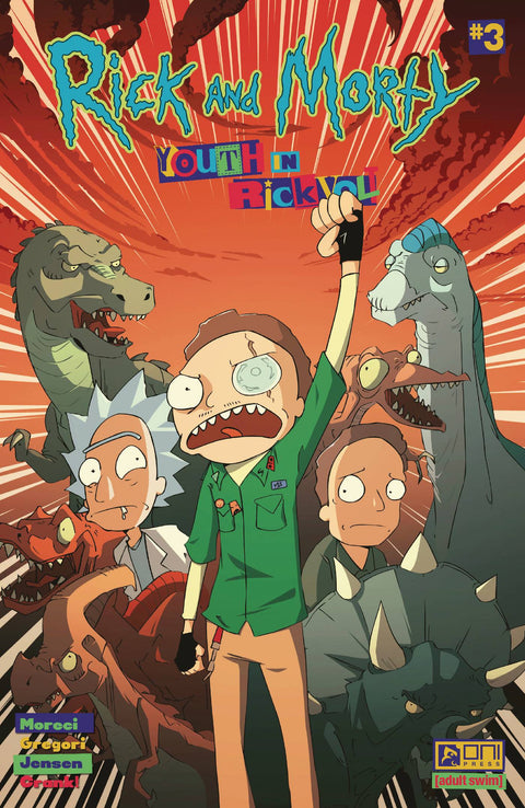 Rick and Morty: Youth In Rickvolt 3 Comic Nico Hitori De Variant Oni Press 2024