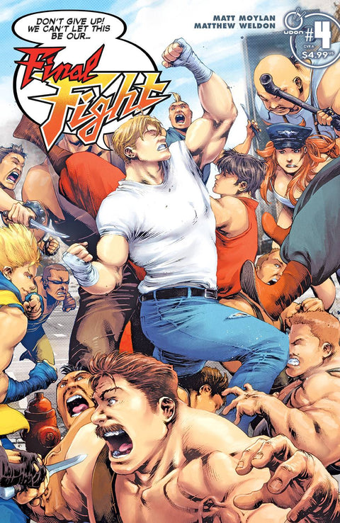 Final Fight 4 Comic Matthew Weldon Udon Comics 2025