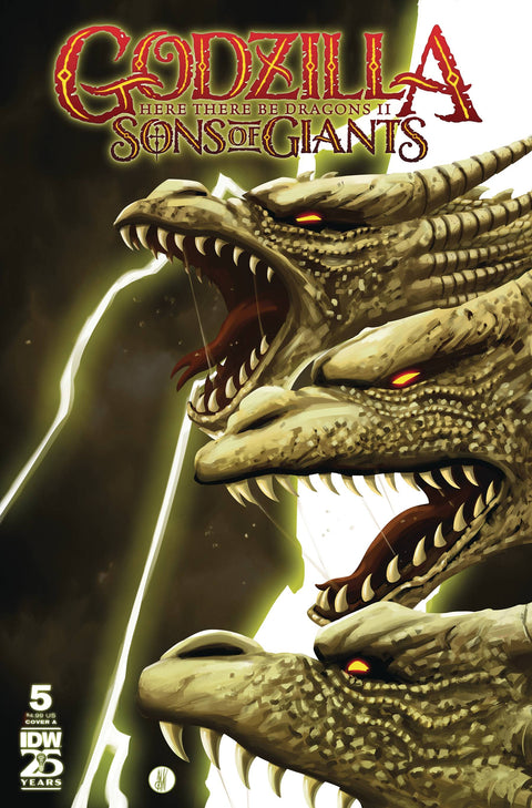 Godzilla: Here There Be Dragons II - Sons Of Giants 5 Comic Inaki Miranda Regular IDW Publishing 2024