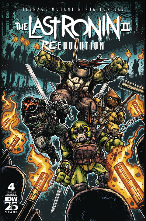 Teenage Mutant Ninja Turtles: The Last Ronin II - Re-Evolution 4 Comic Kevin Eastman Variant IDW Publishing 2025