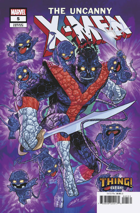 Uncanny X-Men, Vol. 6 5 Comic Javier Garrón The Thing Variant Marvel Comics 2024