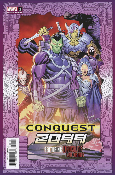 Conquest 2099 3 Comic Ken Lashley 2099 Frame Variant Marvel Comics 2024