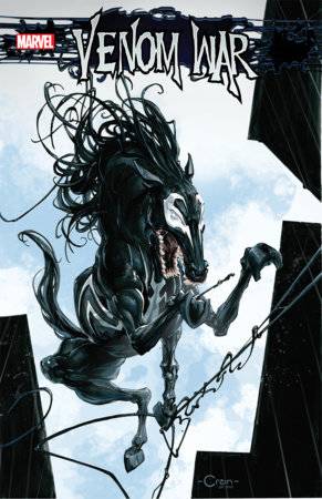 Venom War 5 Comic Clayton Crain Venom Horse Variant Marvel Comics 2024