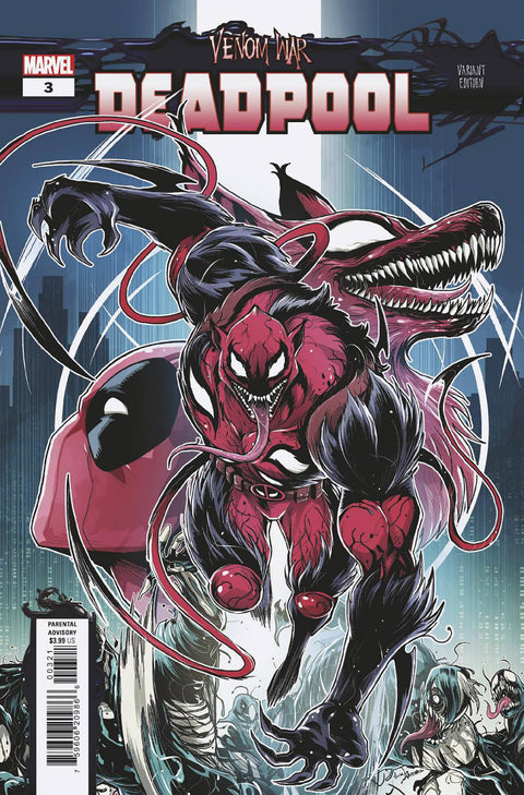 Venom War: Deadpool 3 Comic Luciano Vecchio Variant Marvel Comics 2024
